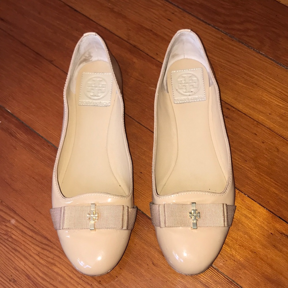 Tory Burch Nude Pink Flats size 8